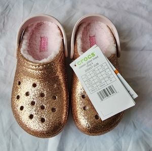 Rose gold CROCS